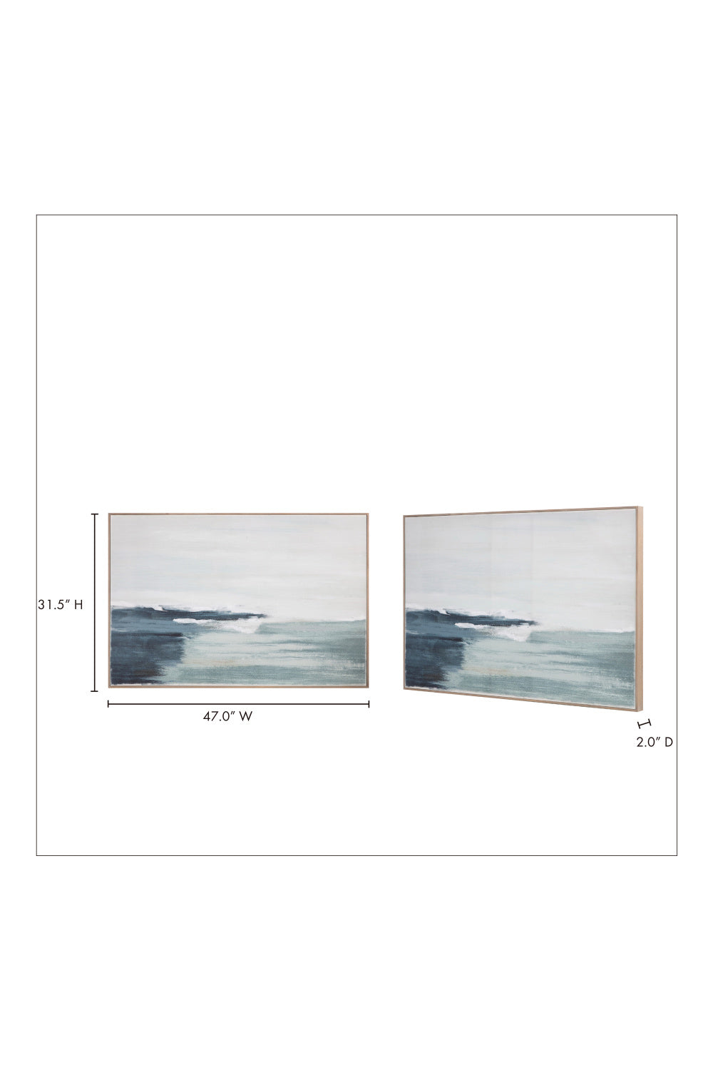 Modern European furniture - Painterly Seascape Art - www.oroa.com | Oroa.com