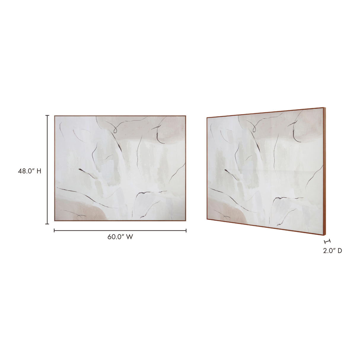 Modern European furniture - Minimalist Abstract Framed Painting - www.oroa.com | Oroa.com