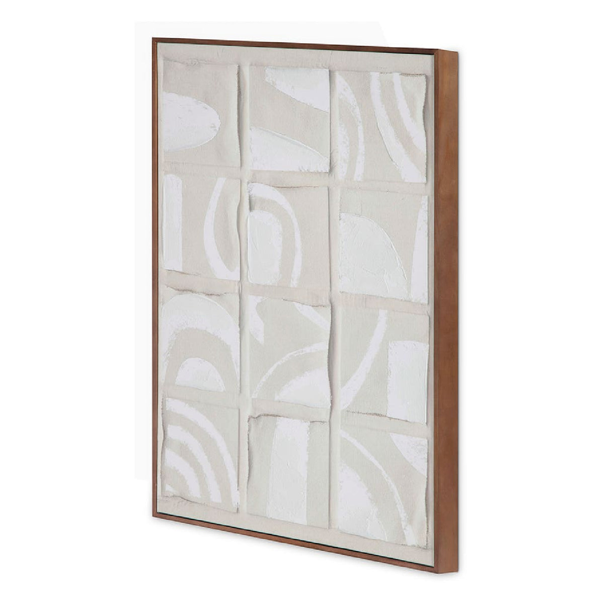 Modern European furniture - Gray Drid-Pattern Art Print - www.oroa.com | Oroa.com