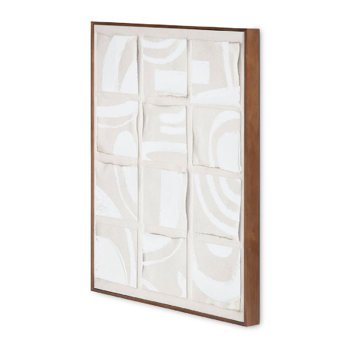 Modern European furniture - Gray Drid-Pattern Art Print - www.oroa.com | Oroa.com