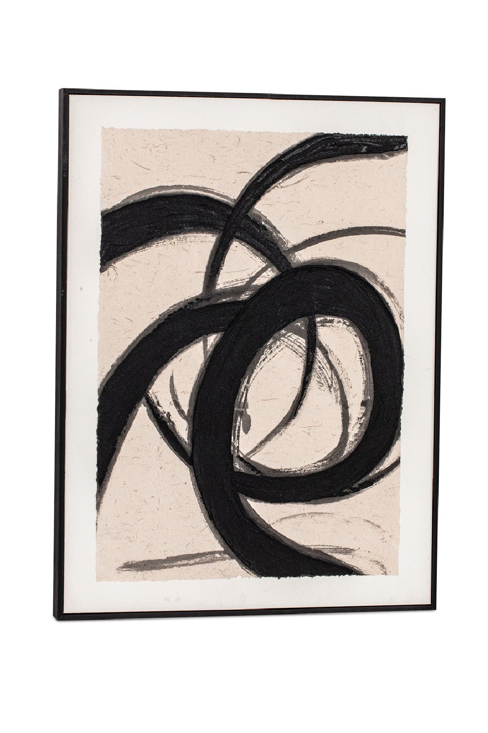 Modern European furniture - Flowy Brush Strokes Painting - www.oroa.com | Oroa.com