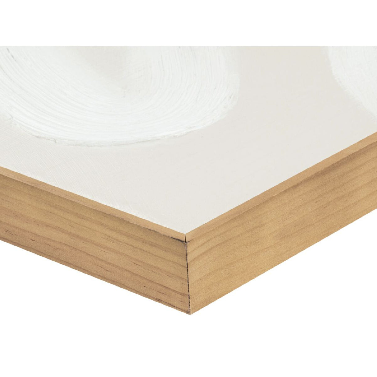 Modern European furniture - Abstract White Brush Strokes Painting - www.oroa.com | Oroa.com