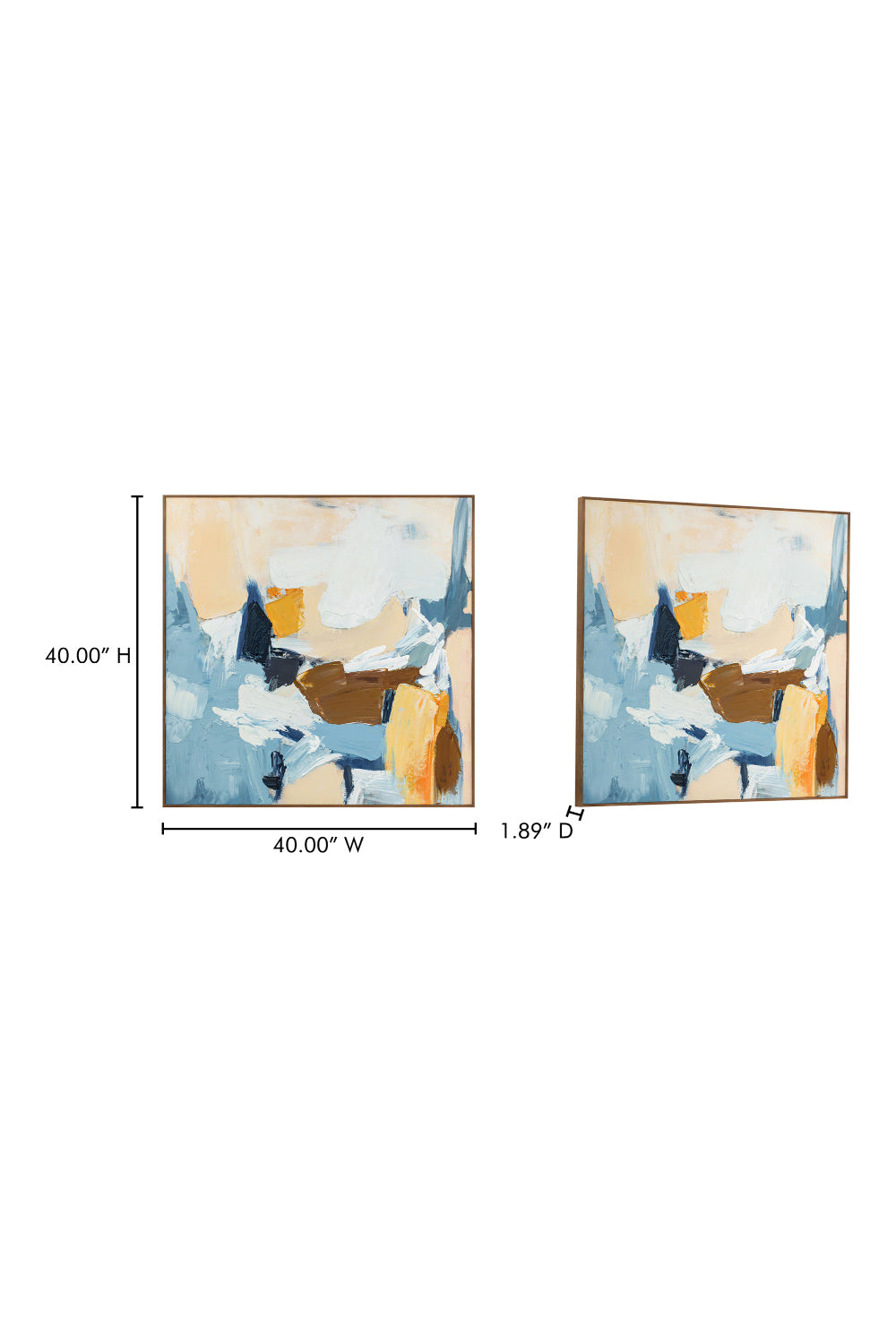 Modern European furniture - Pastel Toned Abstract Painting - www.oroa.com | Oroa.com