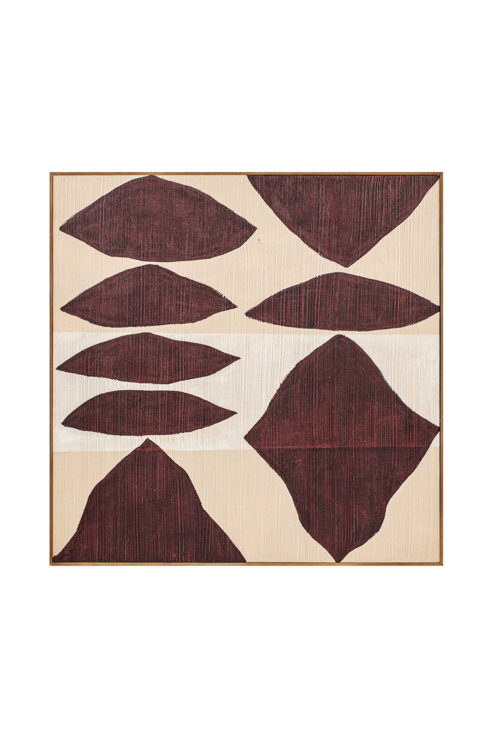 Modern European furniture - Red Patterns Framed Painting - www.oroa.com | Oroa.com