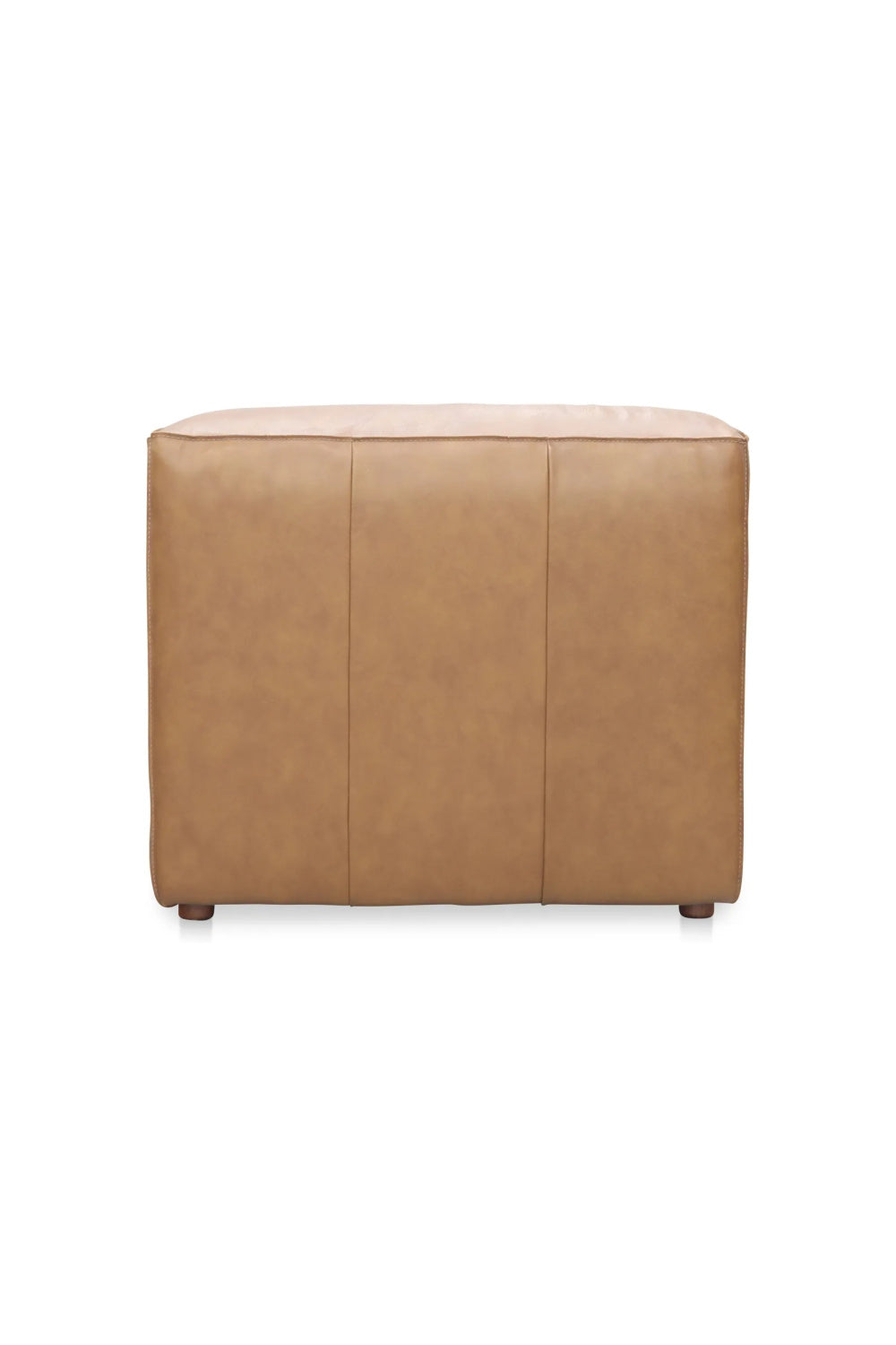 Modern European furniture - Tan Leather Slipper Chair - www.oroa.com | Oroa.com