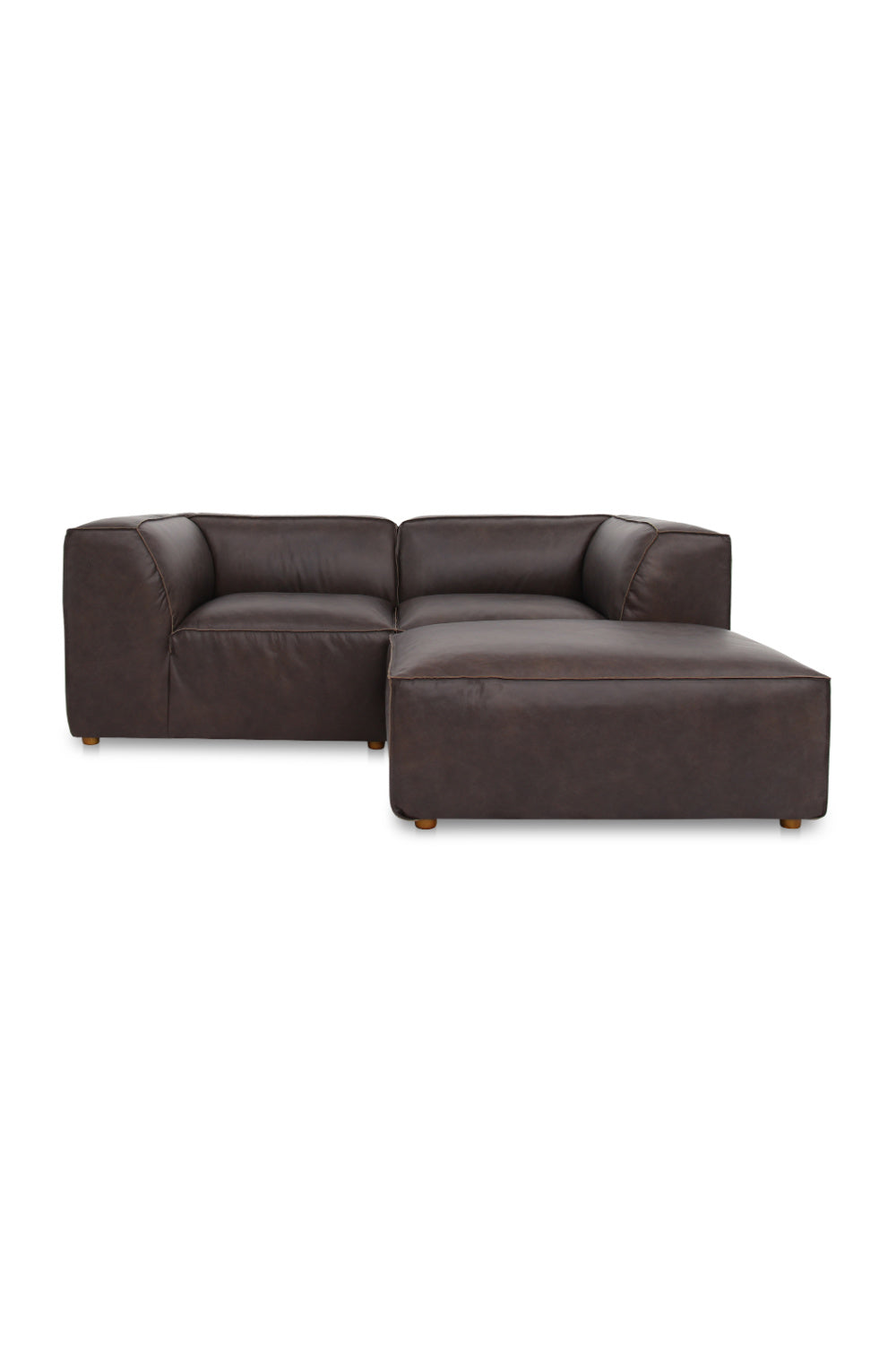Modern European furniture - Leather Modular Nook Sofa - www.oroa.com | Oroa.com