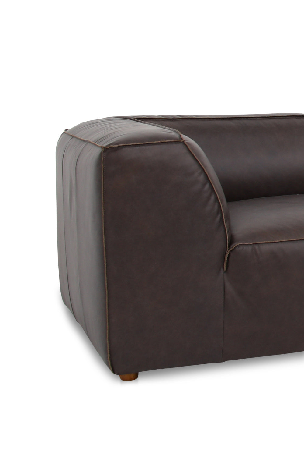 Modern European furniture - L-Shaped Leather Sectional Sofa - www.oroa.com | Oroa.com