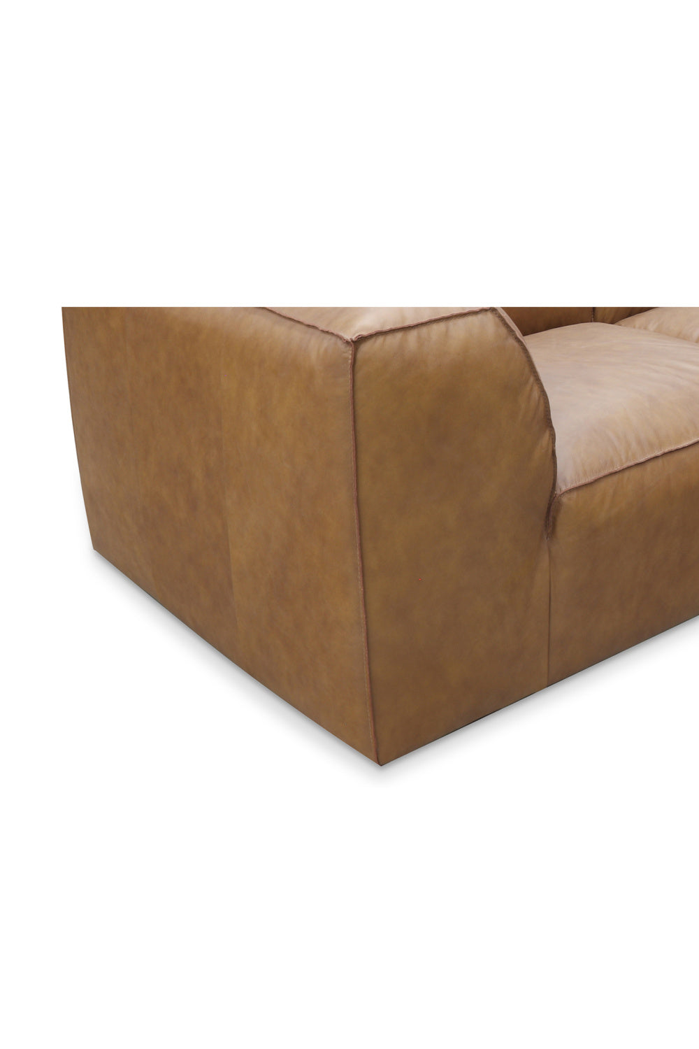 Modern European furniture - L-Shaped Leather Sectional Sofa - www.oroa.com | Oroa.com
