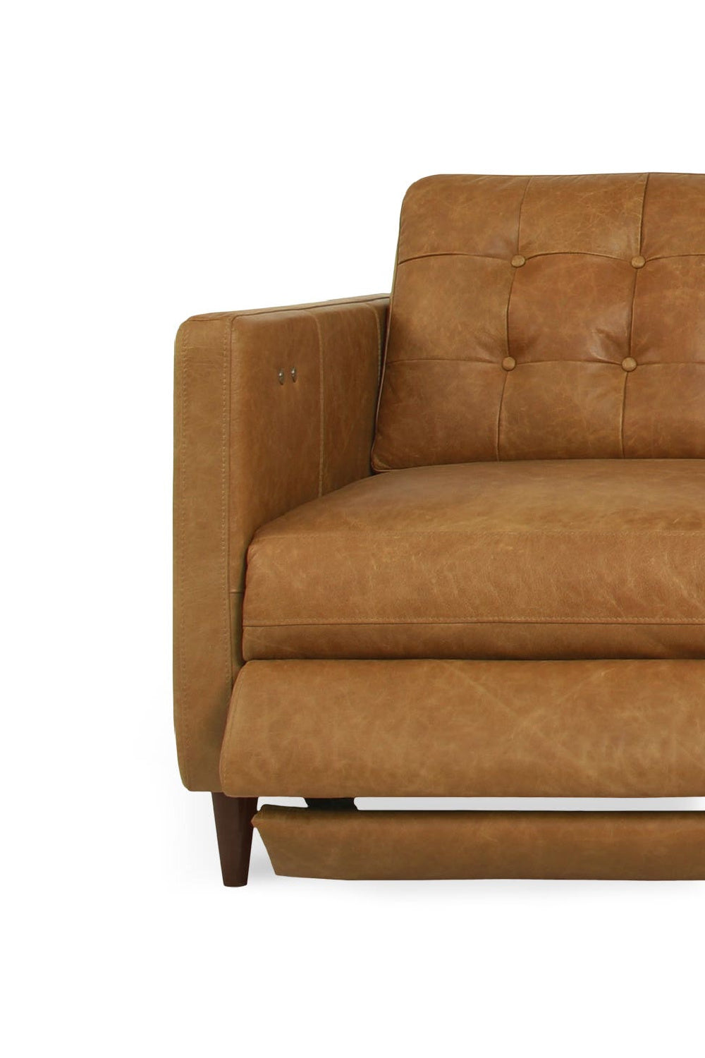 Mid-Century Leather Recliner Sofa | Oroa.com