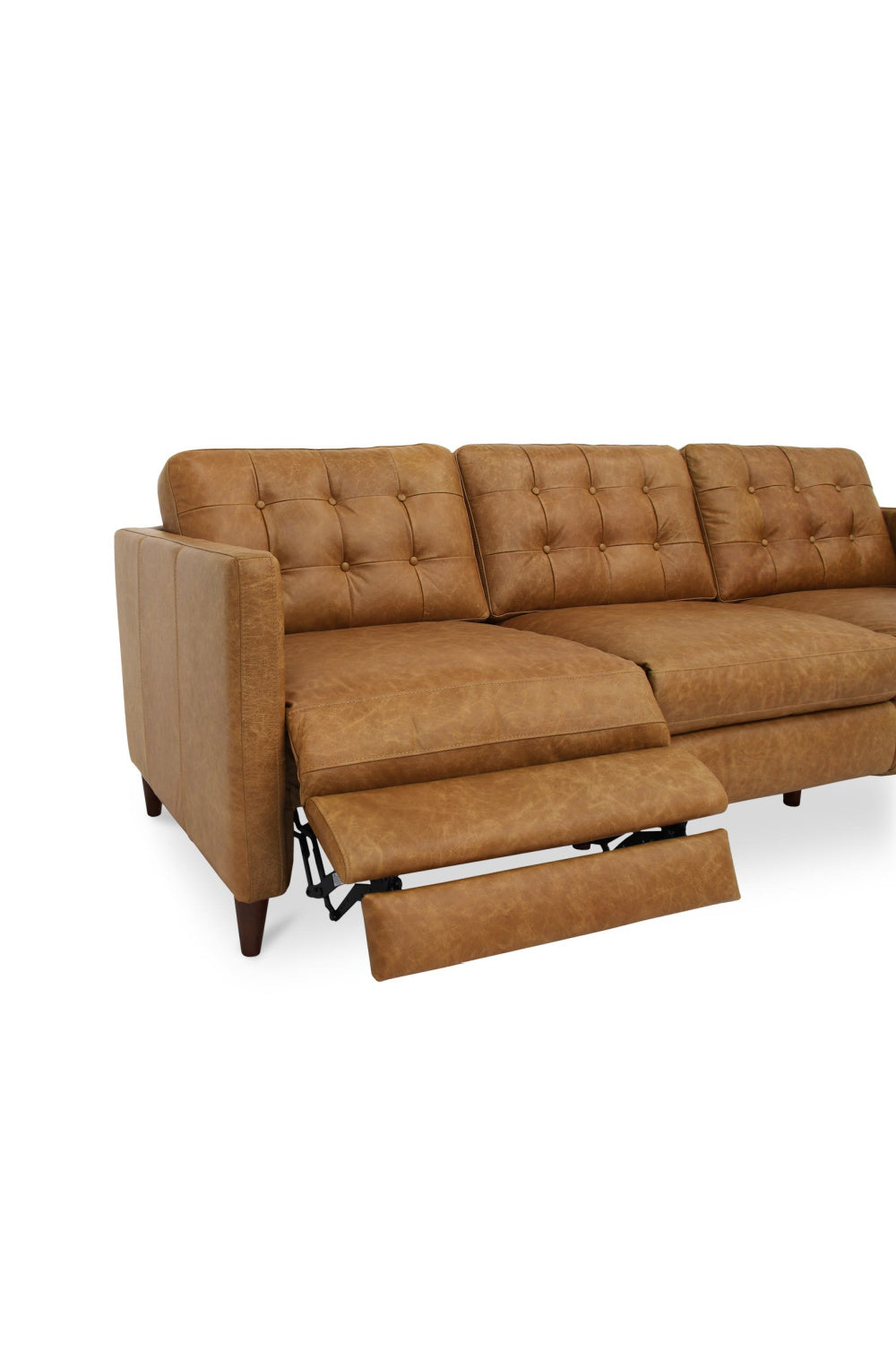 Mid-Century Leather Recliner Sofa | Oroa.com