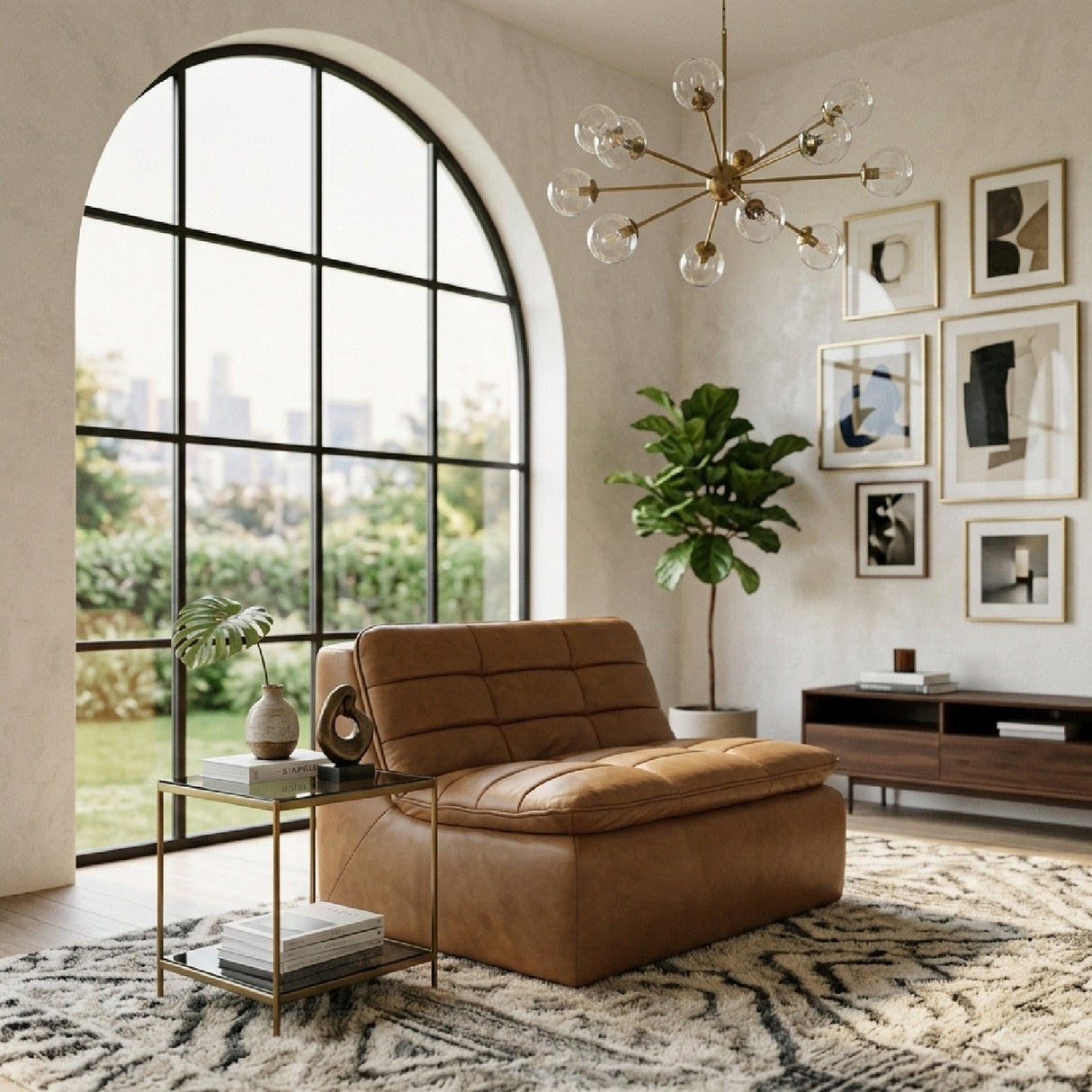 Modern European furniture - Grid Channeled Lounge Chair - www.oroa.com | Oroa.com