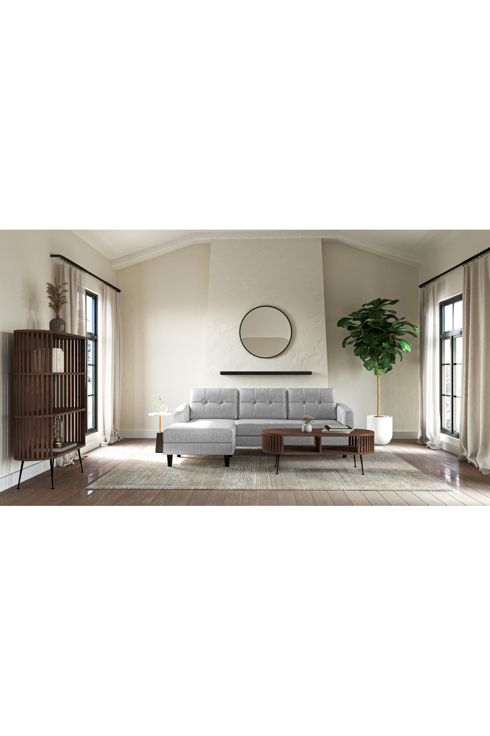 Modern European furniture - Solid Walnut Bookshelf - www.oroa.com | Oroa.com