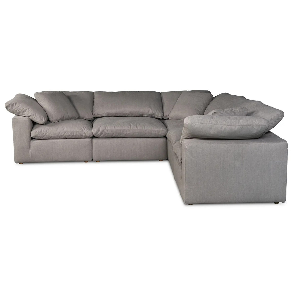 Modern European furniture - Fabric L-Shaped Modular Sofa - www.oroa.com | Oroa.com