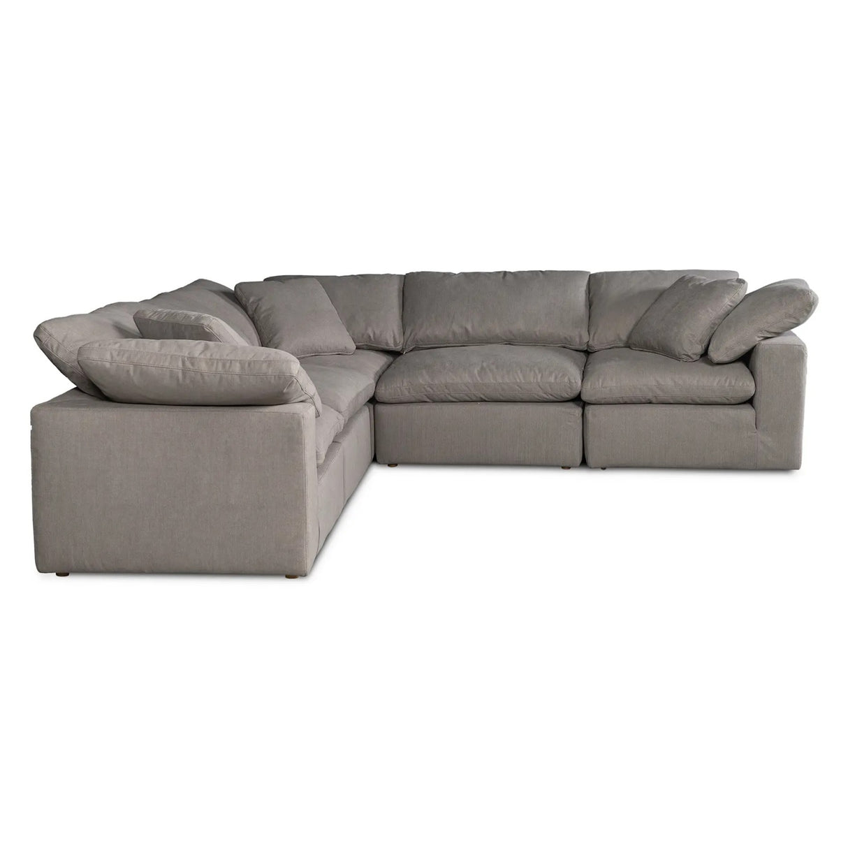 Modern European furniture - Fabric L-Shaped Modular Sofa - www.oroa.com | Oroa.com