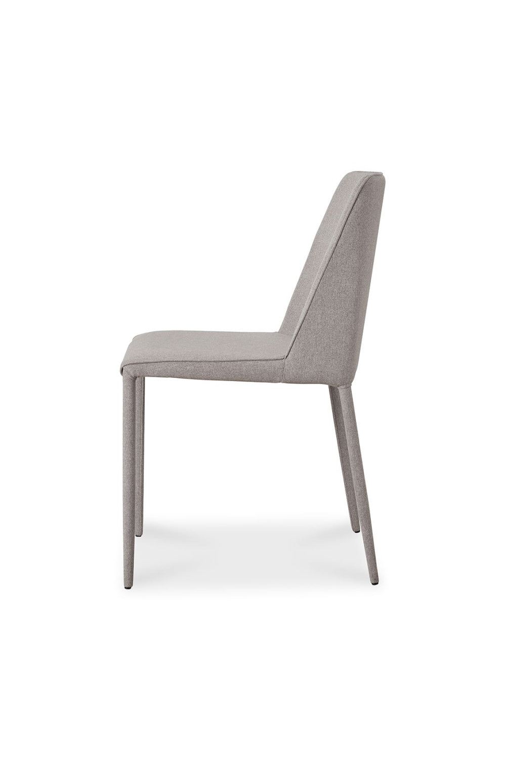 Modern European furniture - Gray Fabric Dining Chairs (2) - www.oroa.com | Oroa.com