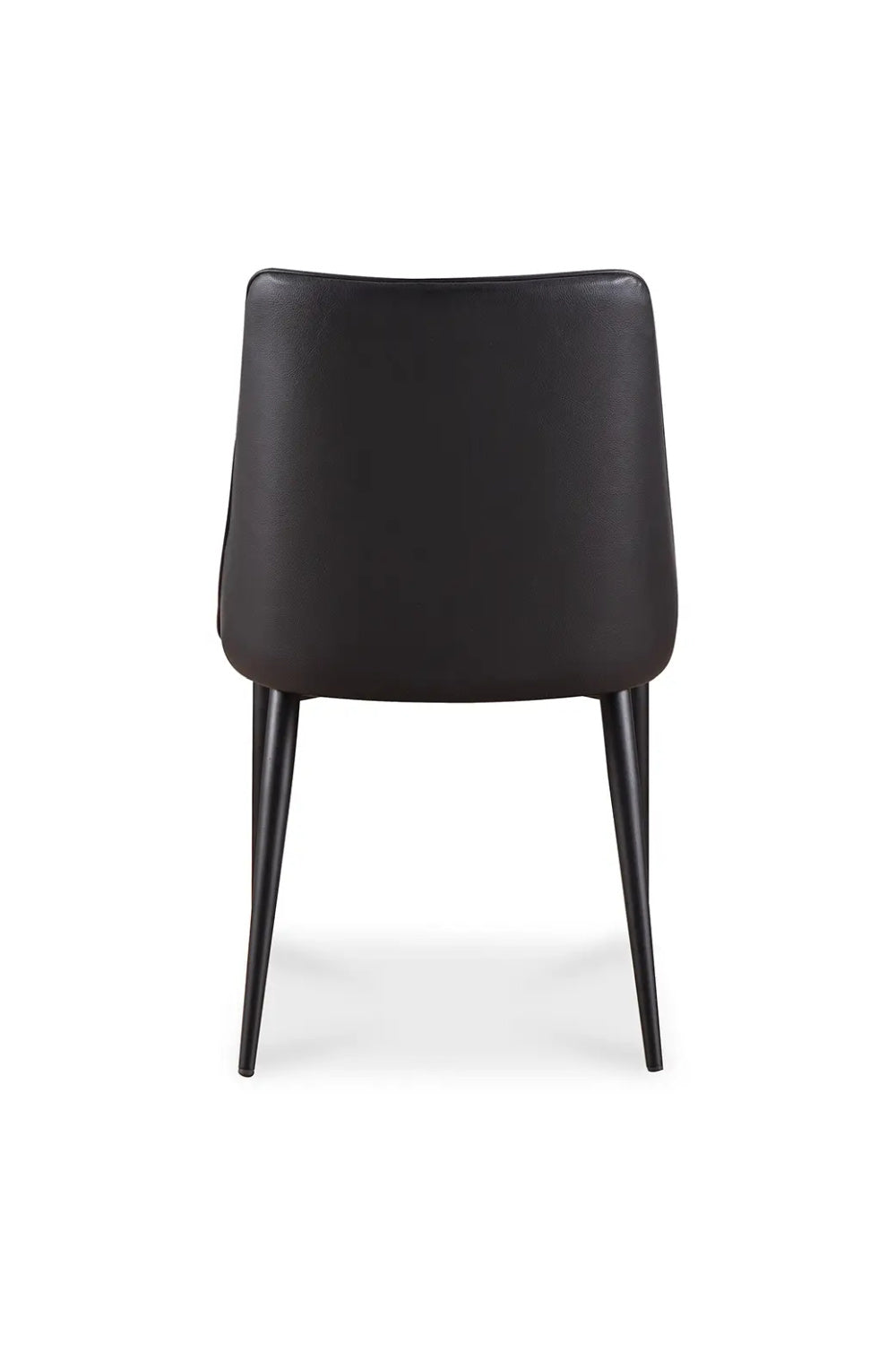 Modern European furniture - Black Vegan Leather Dining Chairs (2) - www.oroa.com | Oroa.com