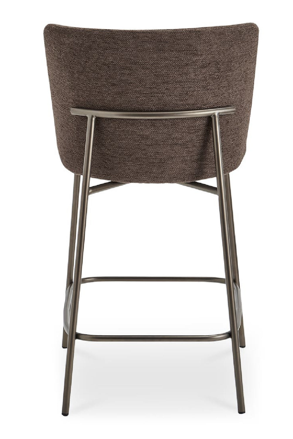 Modern European furniture - Barrel Back Fabric Counter Stool - www.oroa.com | Oroa.com