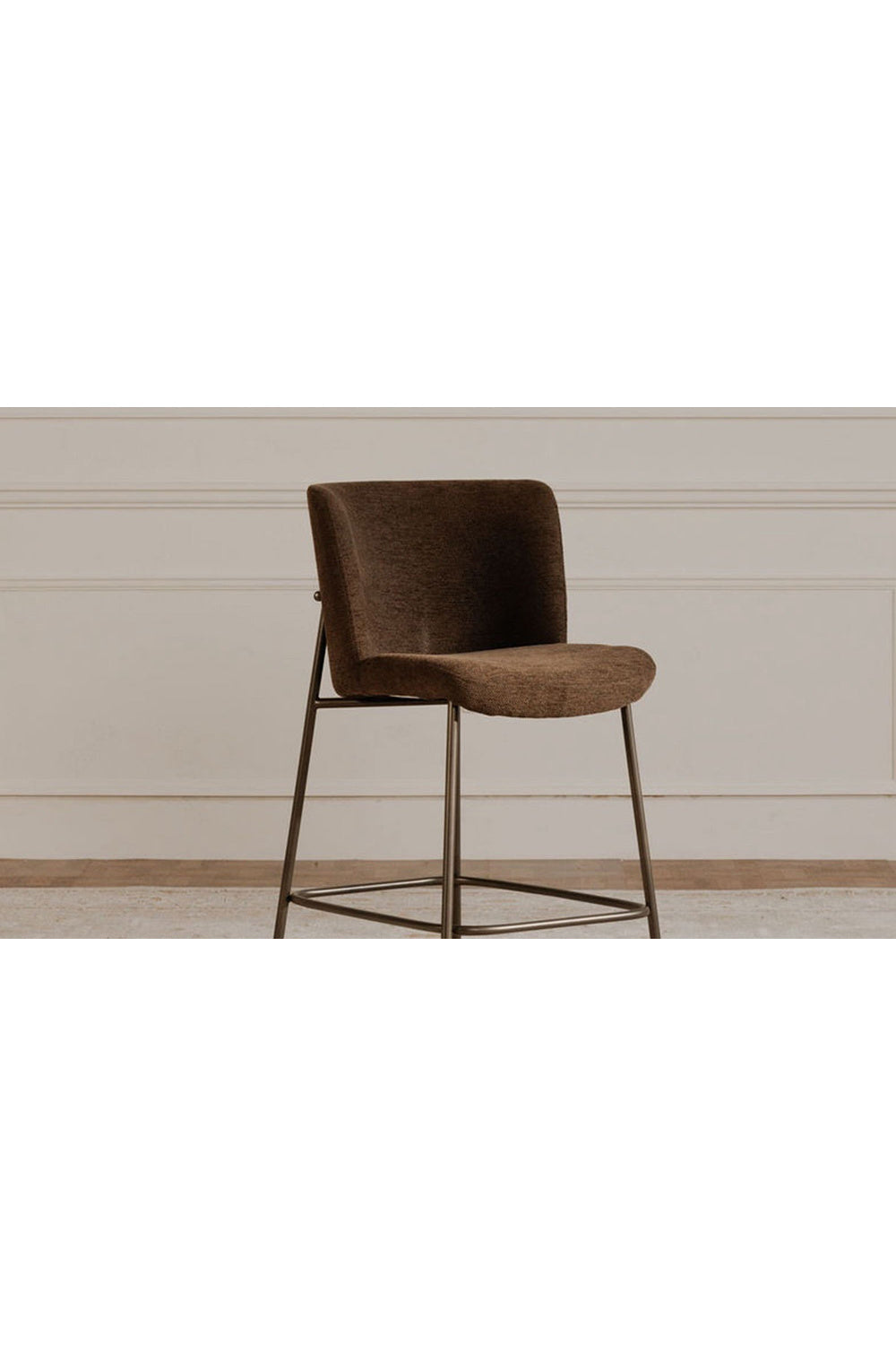 Modern European furniture - Barrel Back Fabric Counter Stool - www.oroa.com | Oroa.com