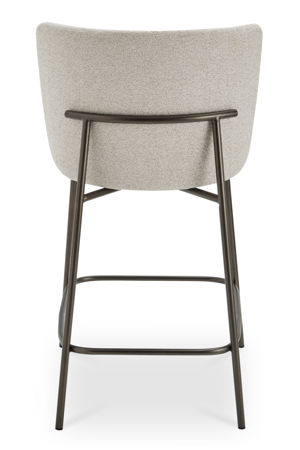 Modern European furniture - Barrel Back Fabric Counter Stool - www.oroa.com | Oroa.com