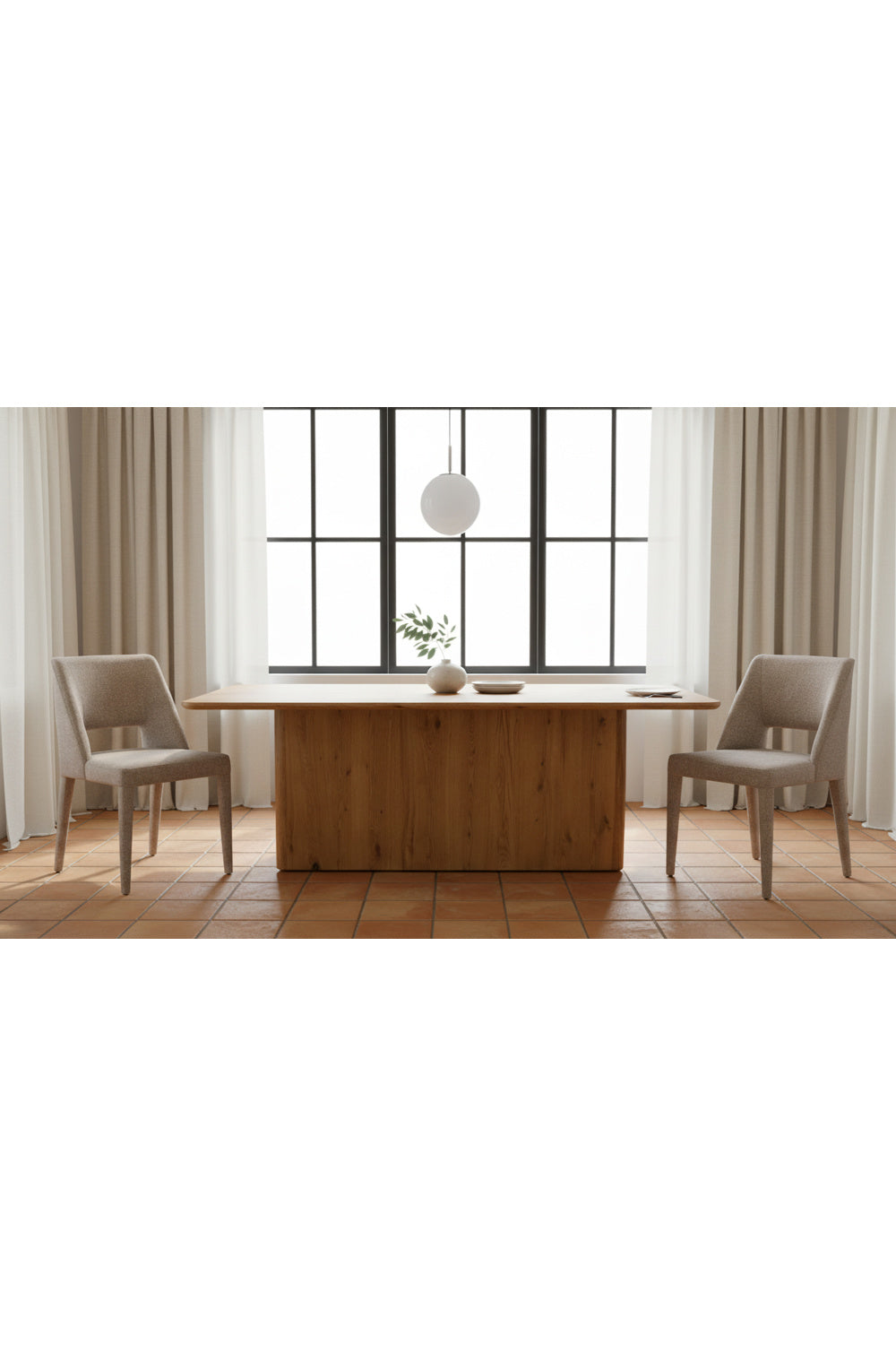Modern European furniture - Carved Back Dining Chairs (2) - www.oroa.com | Oroa.com