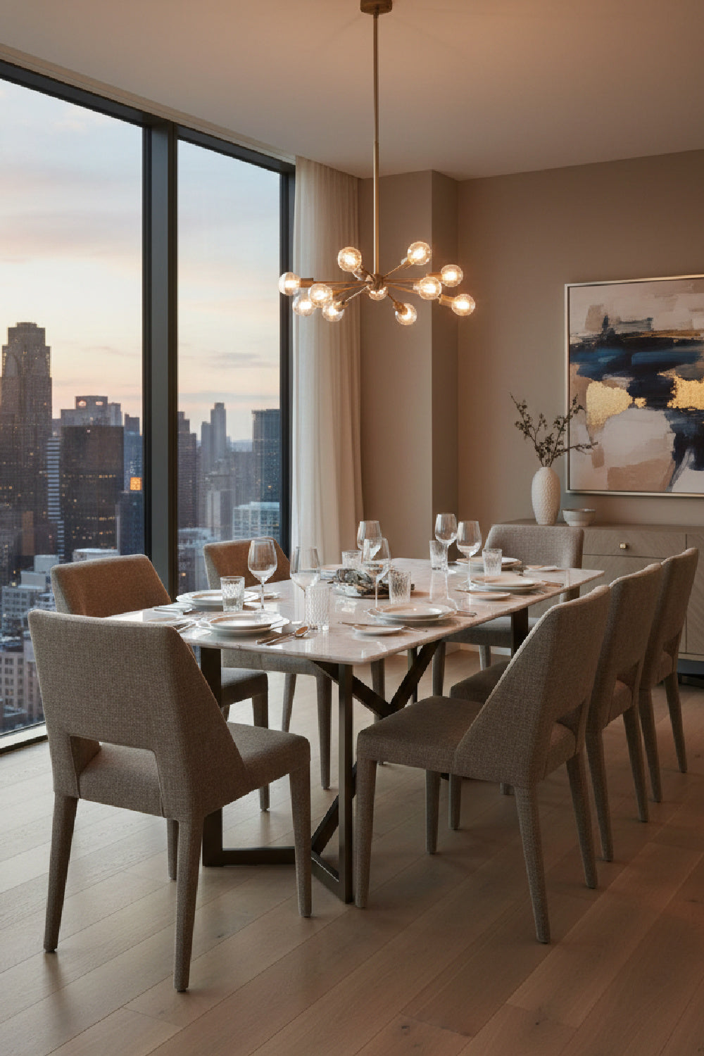 Modern European furniture - Carved Back Dining Chairs (2) - www.oroa.com | Oroa.com