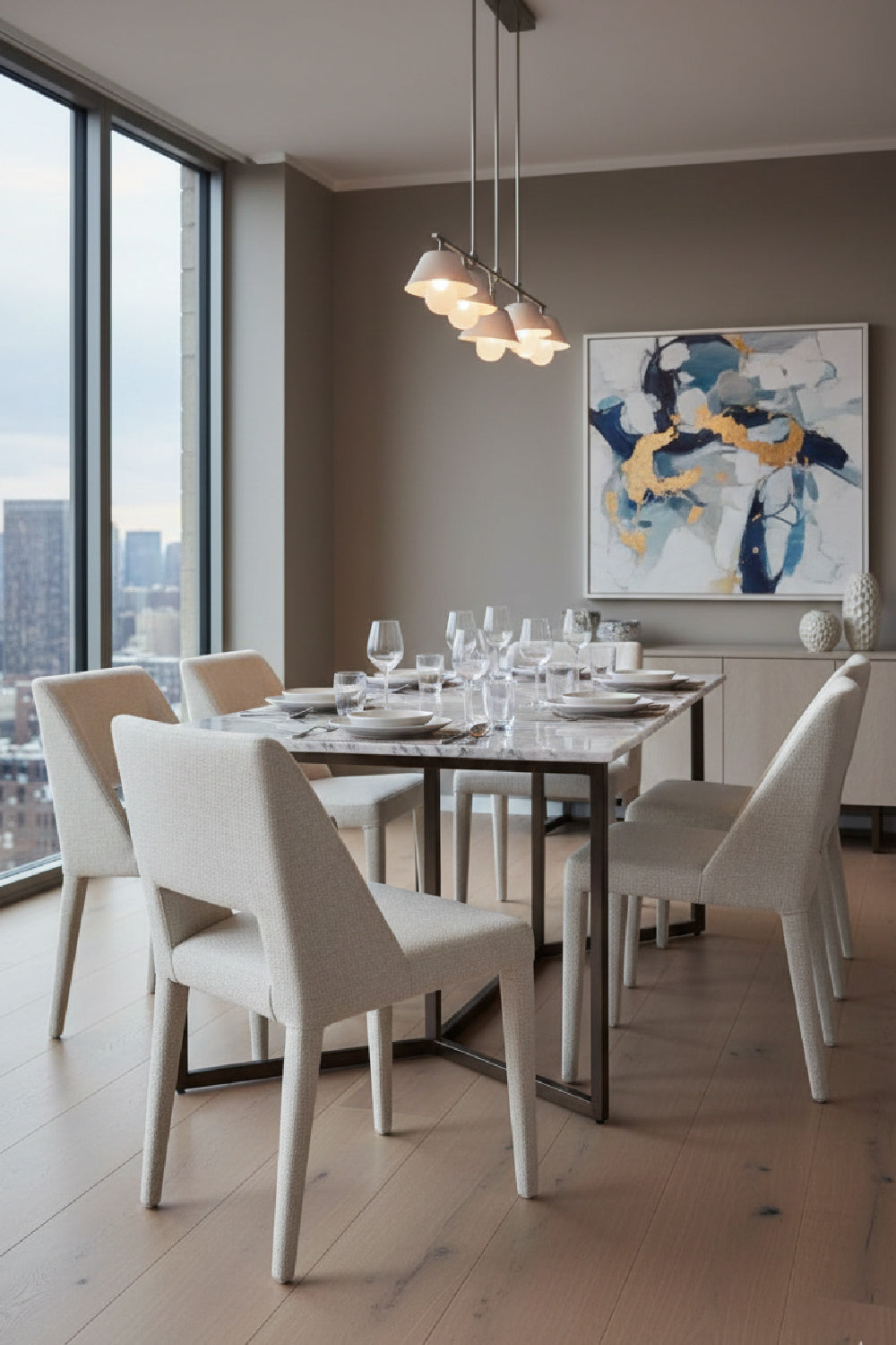 Modern European furniture - Carved Back Dining Chairs (2) - www.oroa.com | Oroa.com