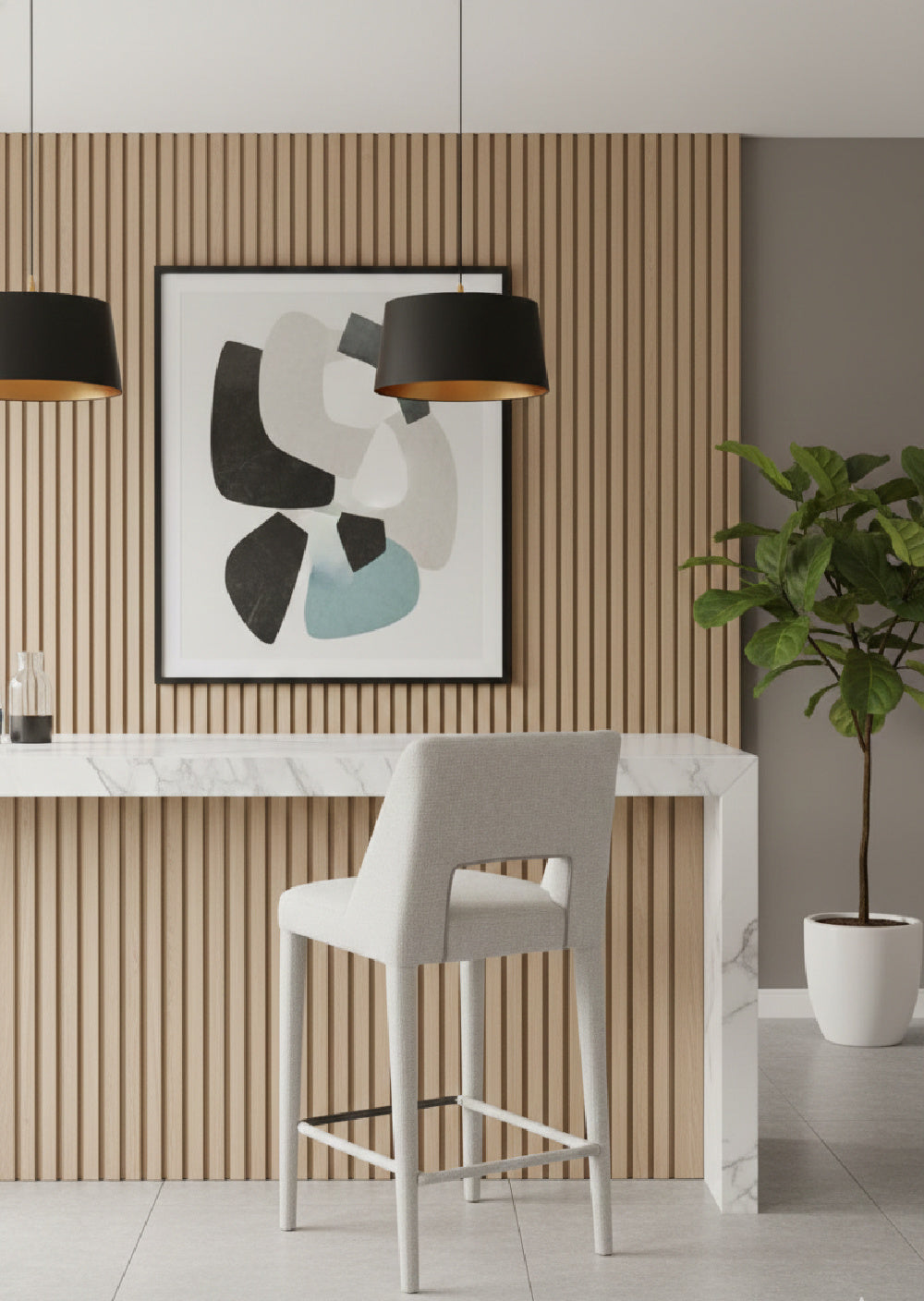 Modern European furniture - Carved Back Counter Stool - www.oroa.com | Oroa.com