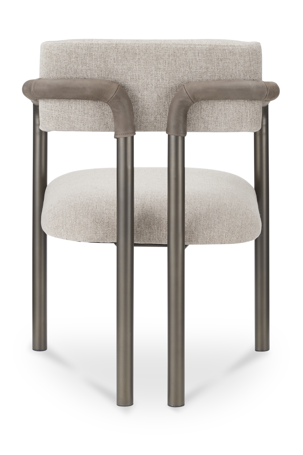 Modern European furniture - Brown Fabric Dining Chair - www.oroa.com | Oroa.com
