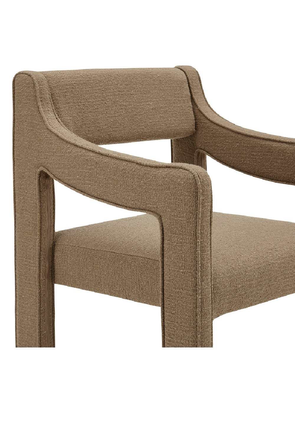 Modern European furniture - Upholstered Sloped-Arm Dining Chair - www.oroa.com | Oroa.com