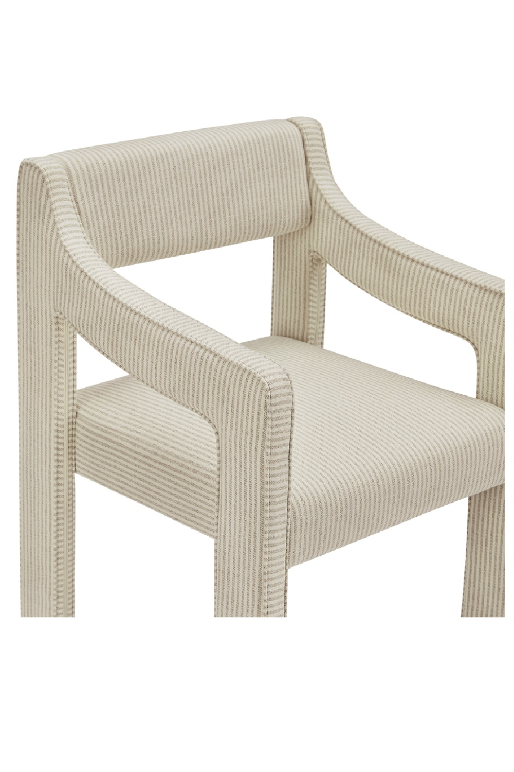 Modern European furniture - Upholstered Sloped-Arm Dining Chair - www.oroa.com | Oroa.com