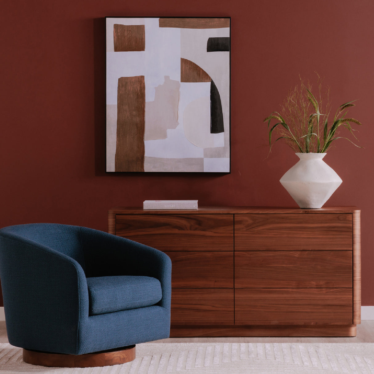 Modern European furniture - 6-Drawer Wooden Dresser - www.oroa.com | Oroa.com