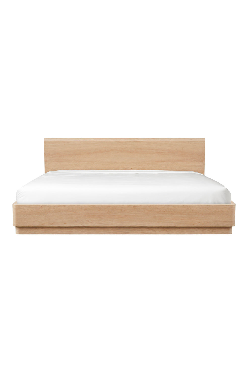 Modern European furniture - Light Oak Scandinavian Bed - www.oroa.com | Oroa.com