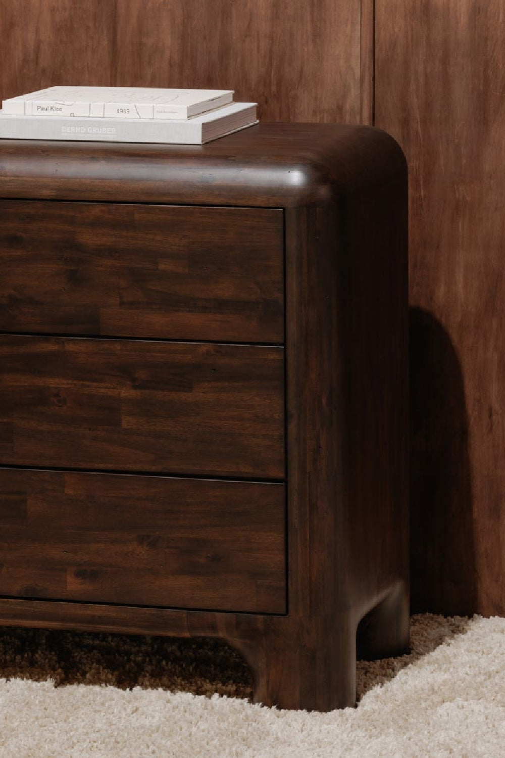 Modern European furniture - Brown Acacia 6-Drawer Dresser - www.oroa.com | Oroa.com