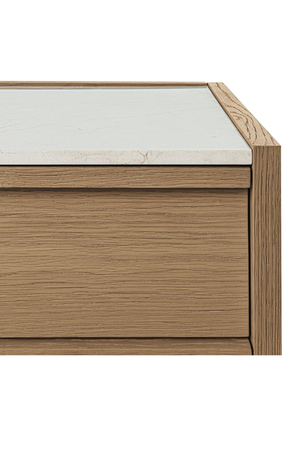 Modern European furniture - 2-Drawer Solid Oak Nightstand - www.oroa.com | Oroa.com