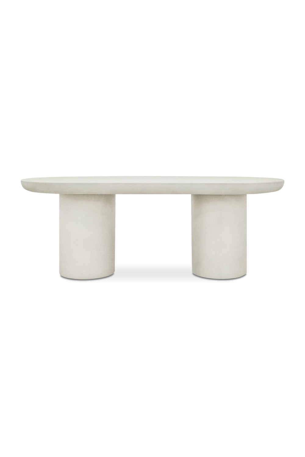 Modern European furniture - Cream Concrete Dining Table - www.oroa.com | Oroa.com