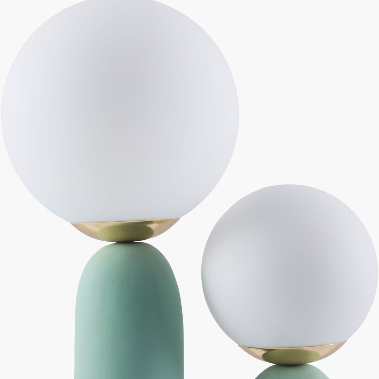 Modern European furniture - Double Round Glass Table Lamp L - www.oroa.com | Oroa.com