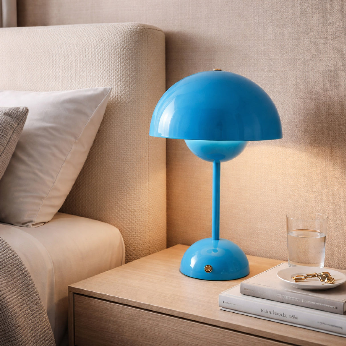 Modern European furniture - Painted Metal Dome Table Lamp - www.oroa.com | Oroa.com