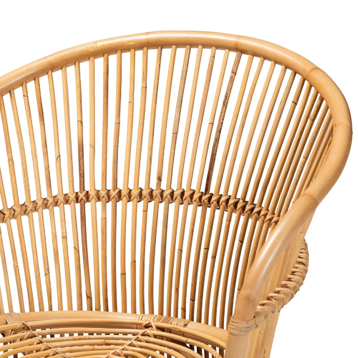 Modern European furniture - Rattan Round Base Accent Chair - www.oroa.com | Oroa.com