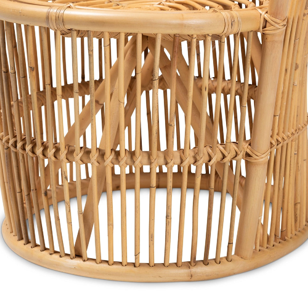 Modern European furniture - Rattan Round Base Accent Chair - www.oroa.com | Oroa.com