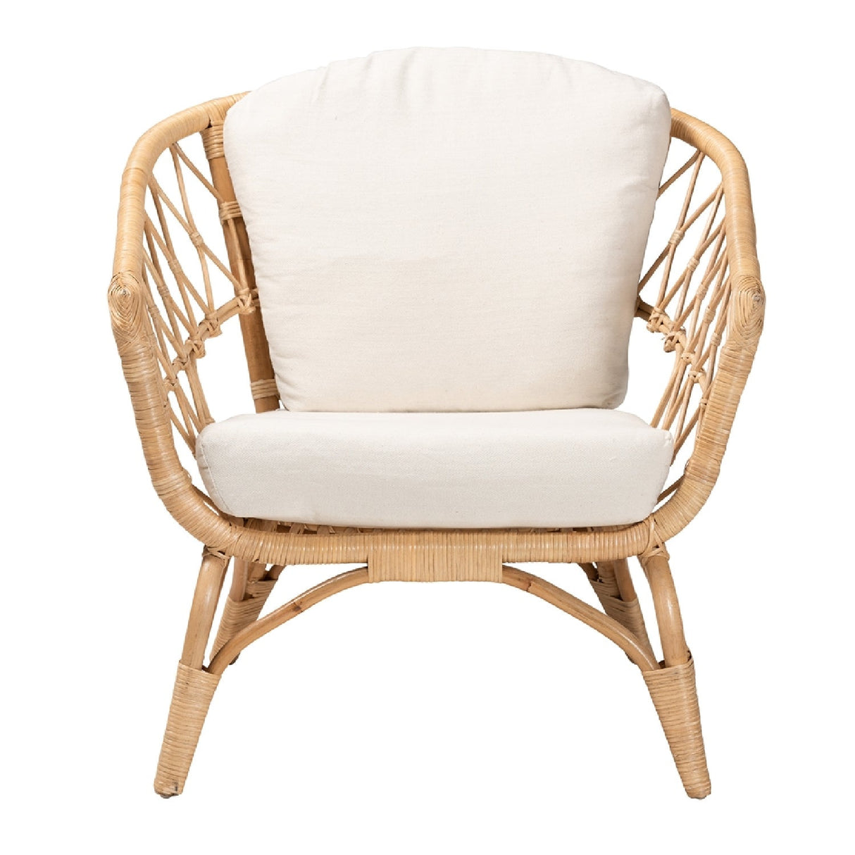 Modern European furniture - Openwork Rattan Accent Chair - www.oroa.com | Oroa.com