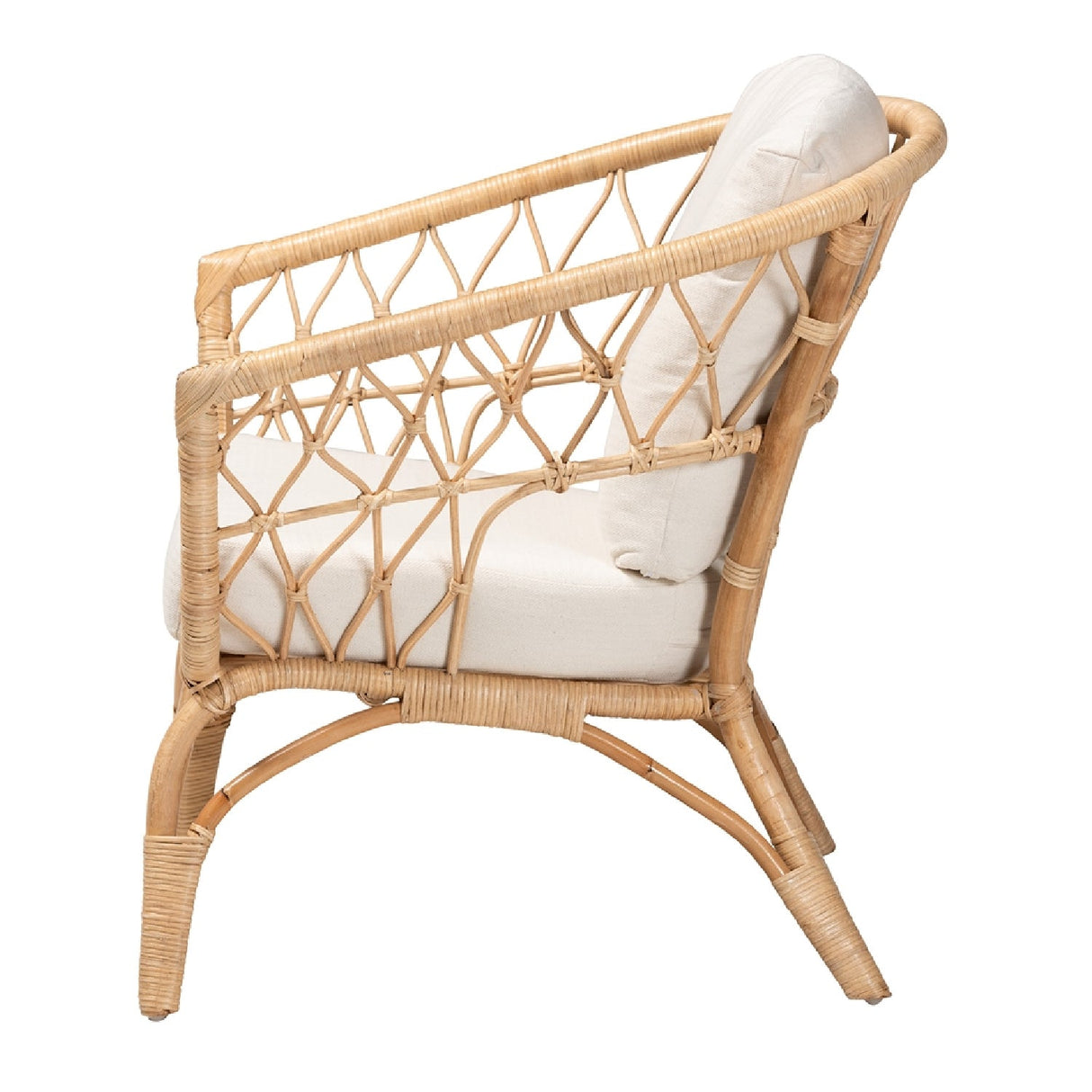 Modern European furniture - Openwork Rattan Accent Chair - www.oroa.com | Oroa.com