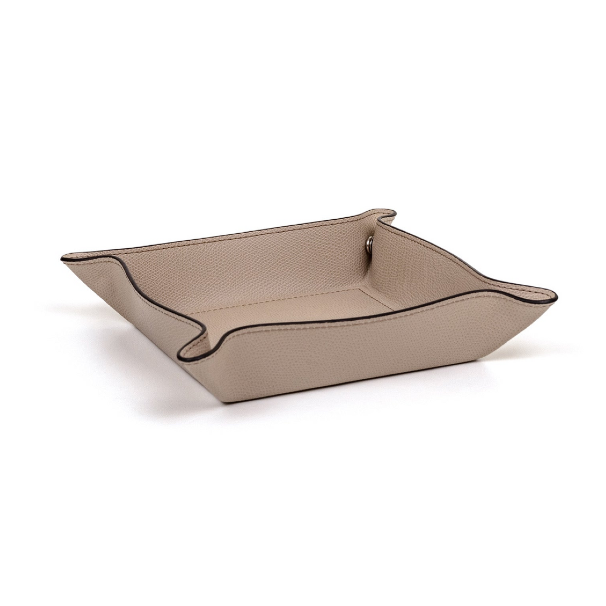 Square Leather Trinket Tray | Oroa.com