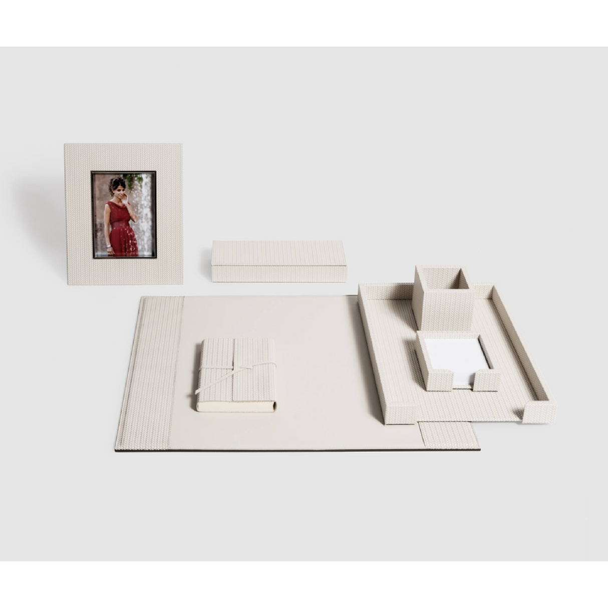Rectangular Leather Paper Holder | Oroa.com