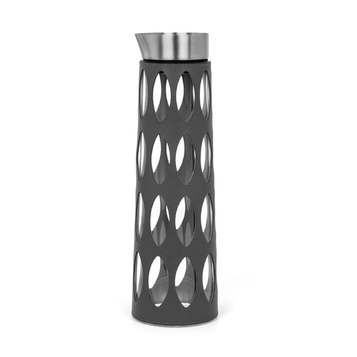 Leather Covered Glass Carafe | Oroa.com