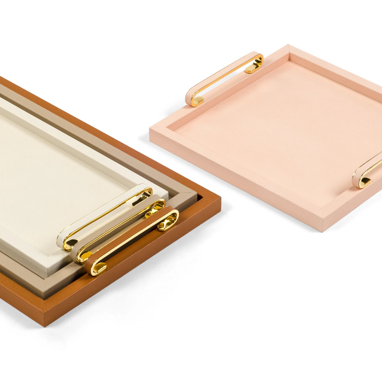 Leather Covered Wooden Tray | Oroa.com