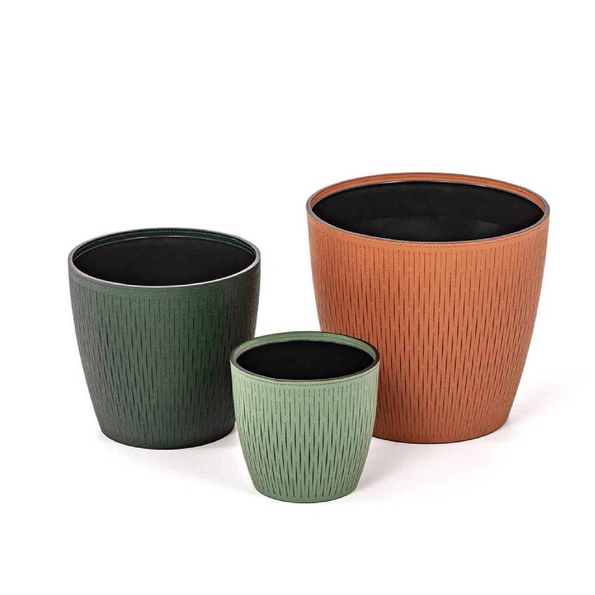 Leather Covered Vase | Oroa.com