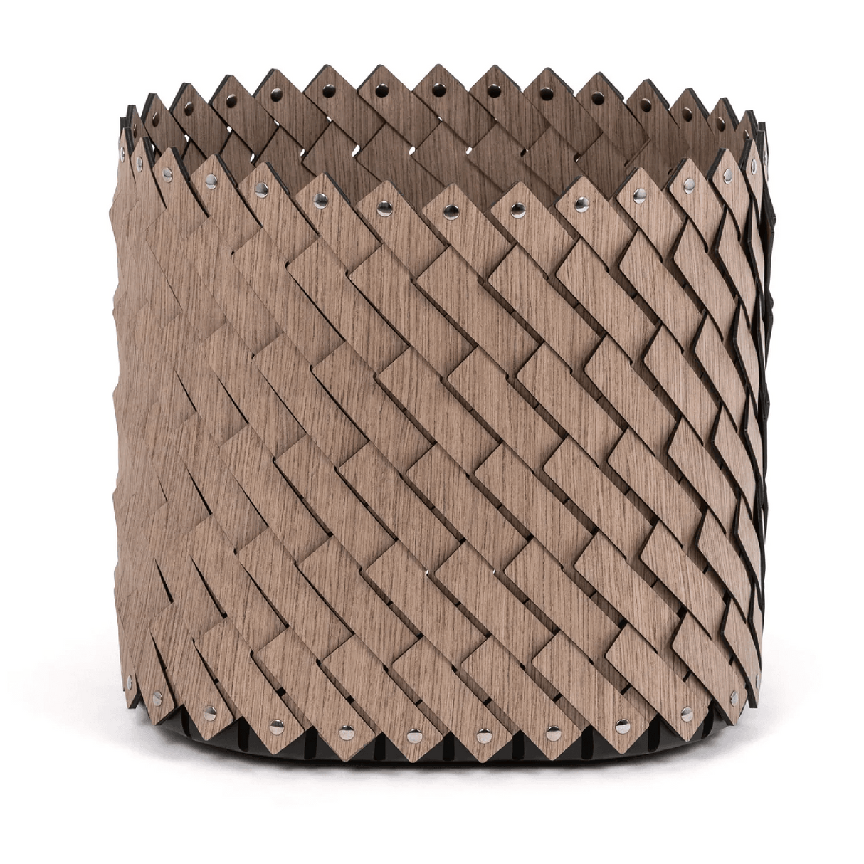 Wood Weave Square Basket | Oroa.com