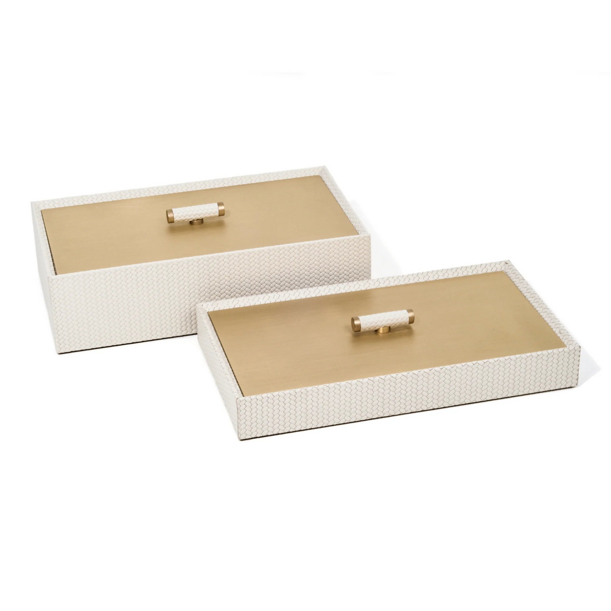 Calfskin Leather Rectangular Box | Oroa.com