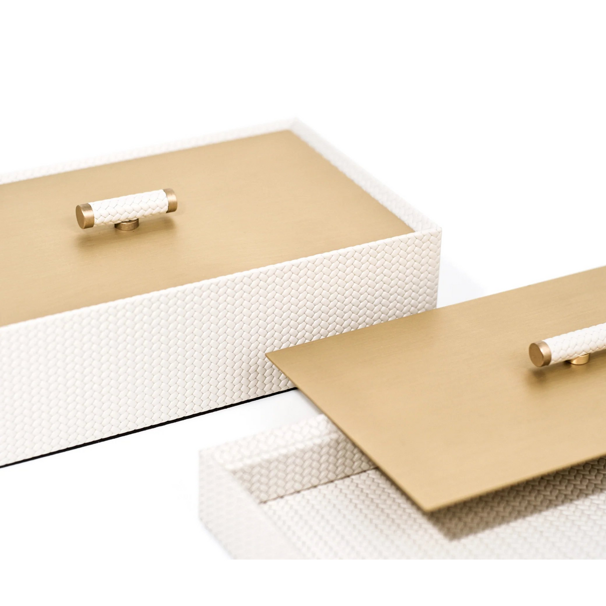 Calfskin Leather Rectangular Box | Oroa.com