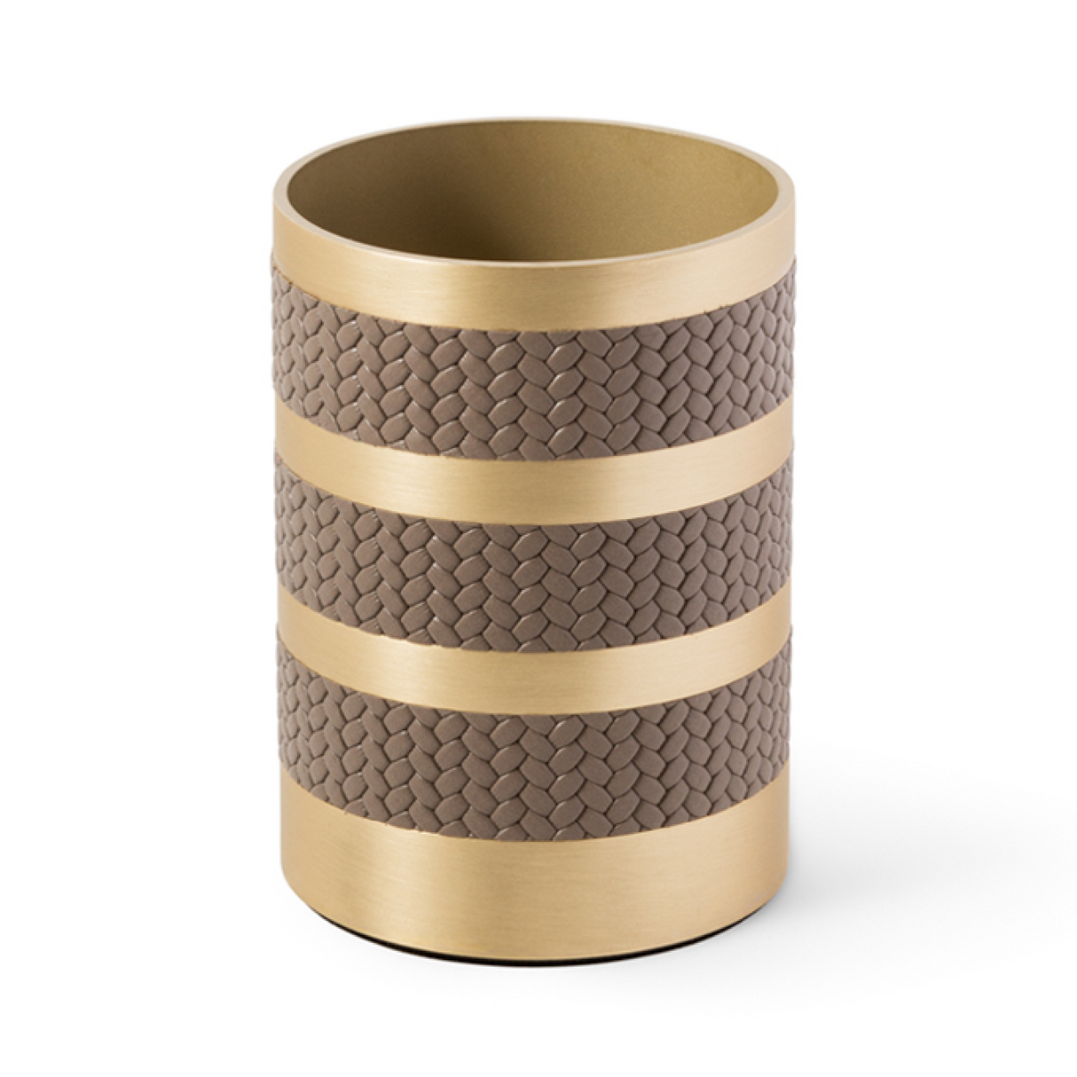 Metal and Leather Toothbrush Holder | Oroa.com